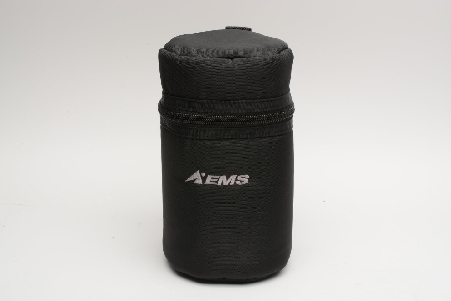EMS padded lens case ~8x4.5" lens case (Black) w/Velcro belt back