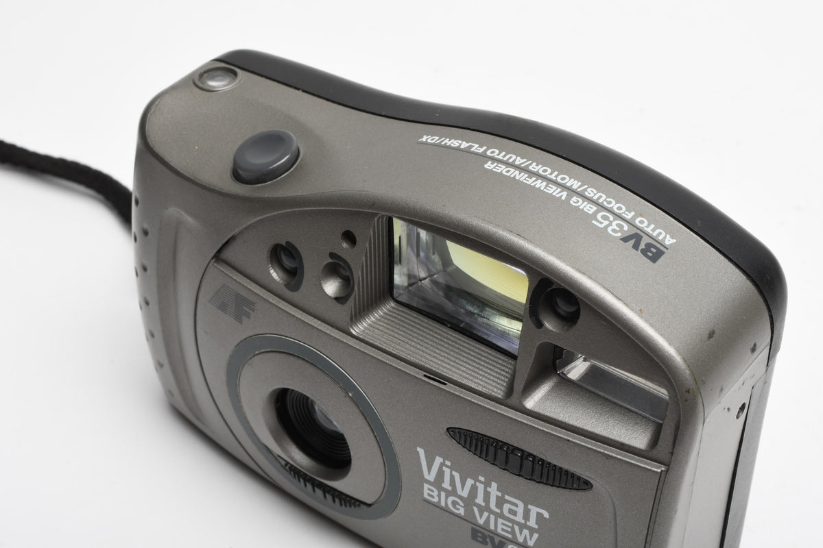 Vivitar Big View BV35 35mm Point&Shoot Camera w/wrist strap, Tested