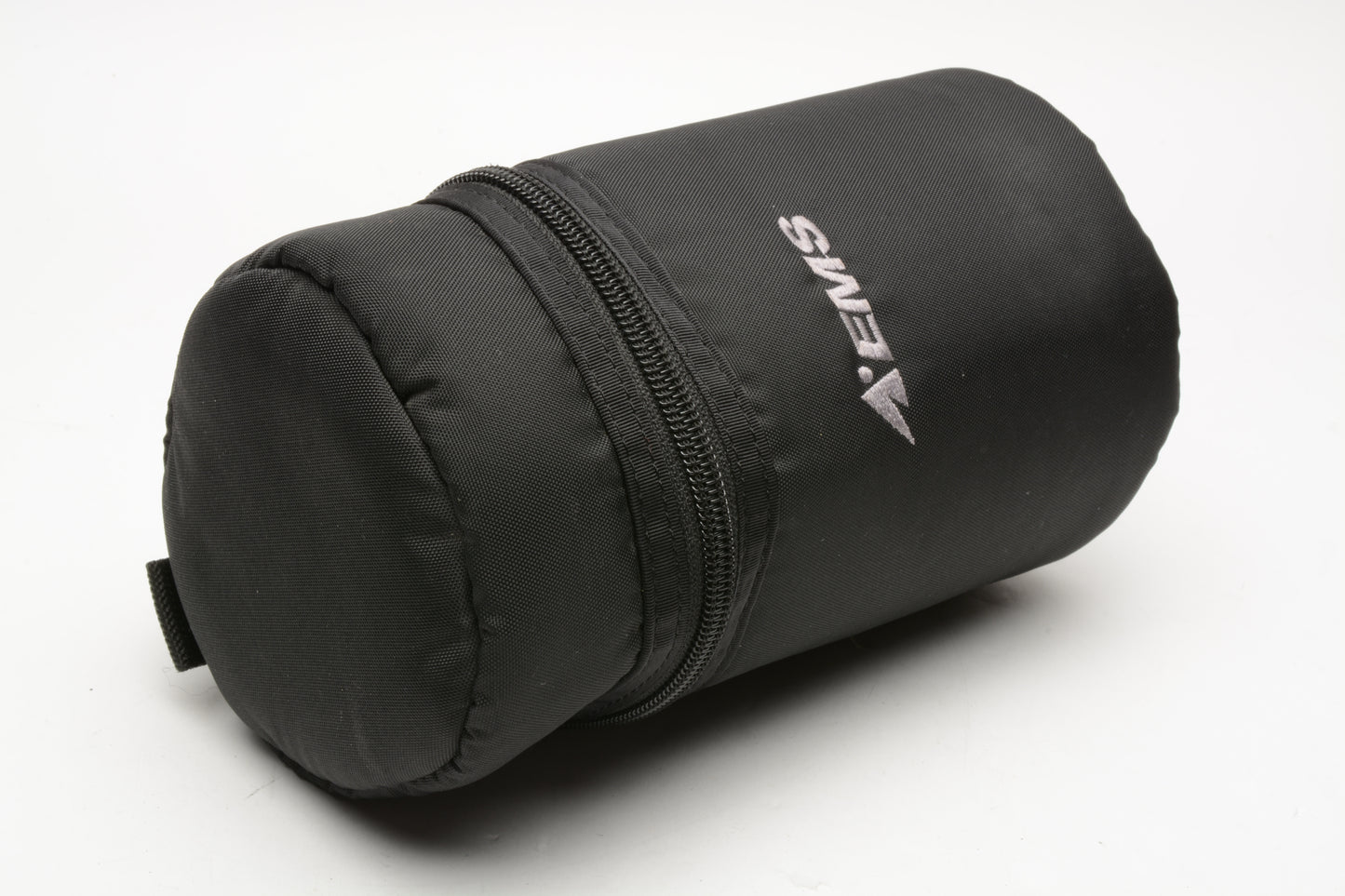 EMS padded lens case ~8x4.5" lens case (Black) w/Velcro belt back