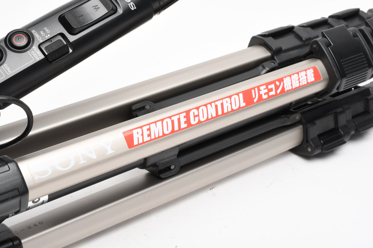 Sony VCT-D680RM Remote Control Tripod, w/QR plate, Nice!