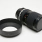 Nikon Nikkor 35-70mm f3.5 Macro AI lens, caps, hood, + UV filter, sharp, *Read