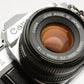 Canon AE-1 35mm SLR w/50mm f1.8 lens, new seals, manuals, tested, very clean!