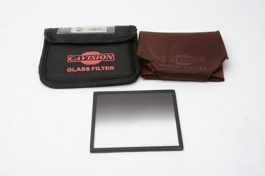 Cavision FG GD Graduated Neutral Density 0.6 filter in cleaning cloth, case