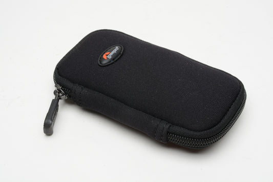 Lowepro Universal Zippered Memory Card Wallet - Black, 7 see through Slots