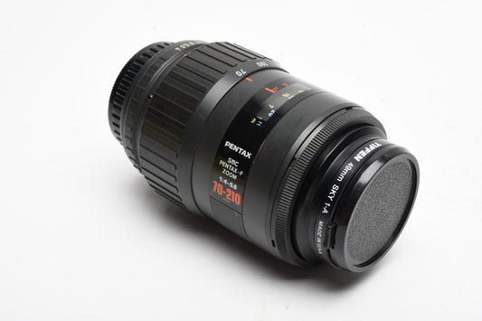 Pentax Takumar-F 70-210mm f4-5.6 AF zoom lens, caps, Sky, nice
