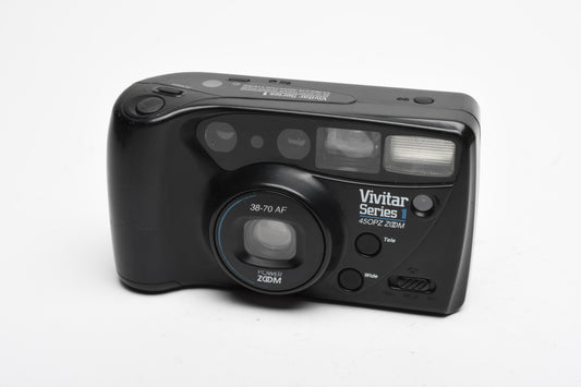 Vivitar Series 1 450PZ 38-70mm AF zoom 35mm Point&Shoot, Tested