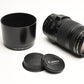 Canon EF 70-300mm f4-5.6 IS USM zoom lens, caps, hood, light use, great!