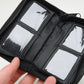 Tenba Tools Universal Zippered Memory Card Wallet - Black, 4 see through Slots