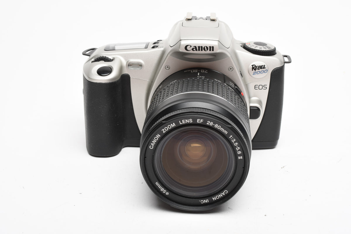 Canon Rebel 2000 35mm SLR w/EF 28-80mm f3.5-5.6 II zoom lens w/strap, Nice!