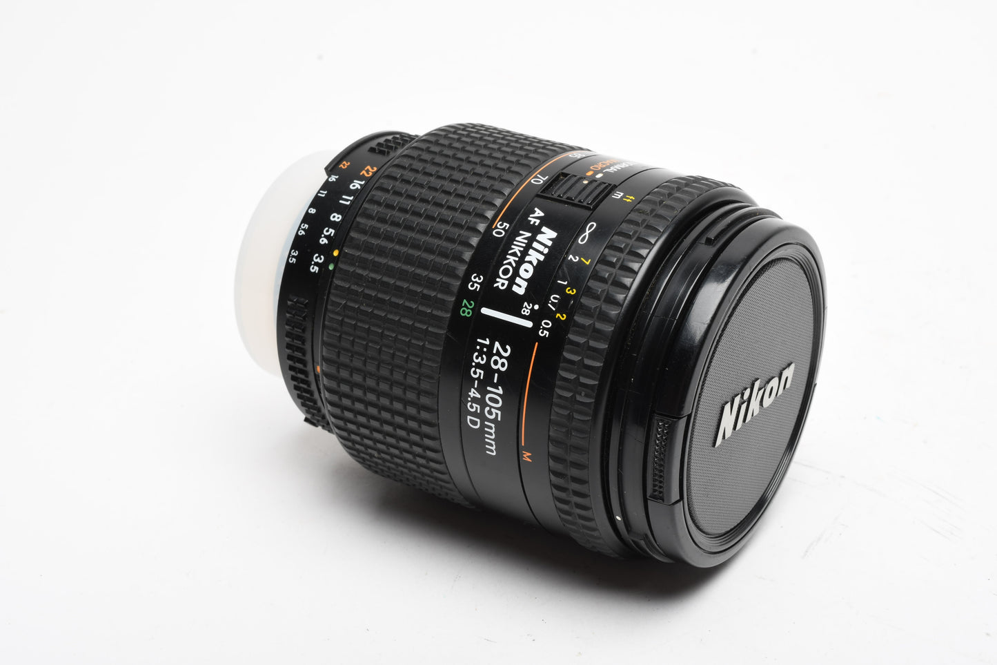 Nikon AF Nikkor 28-105mm f3.5-4.5D macro zoom lens, Caps, Good!