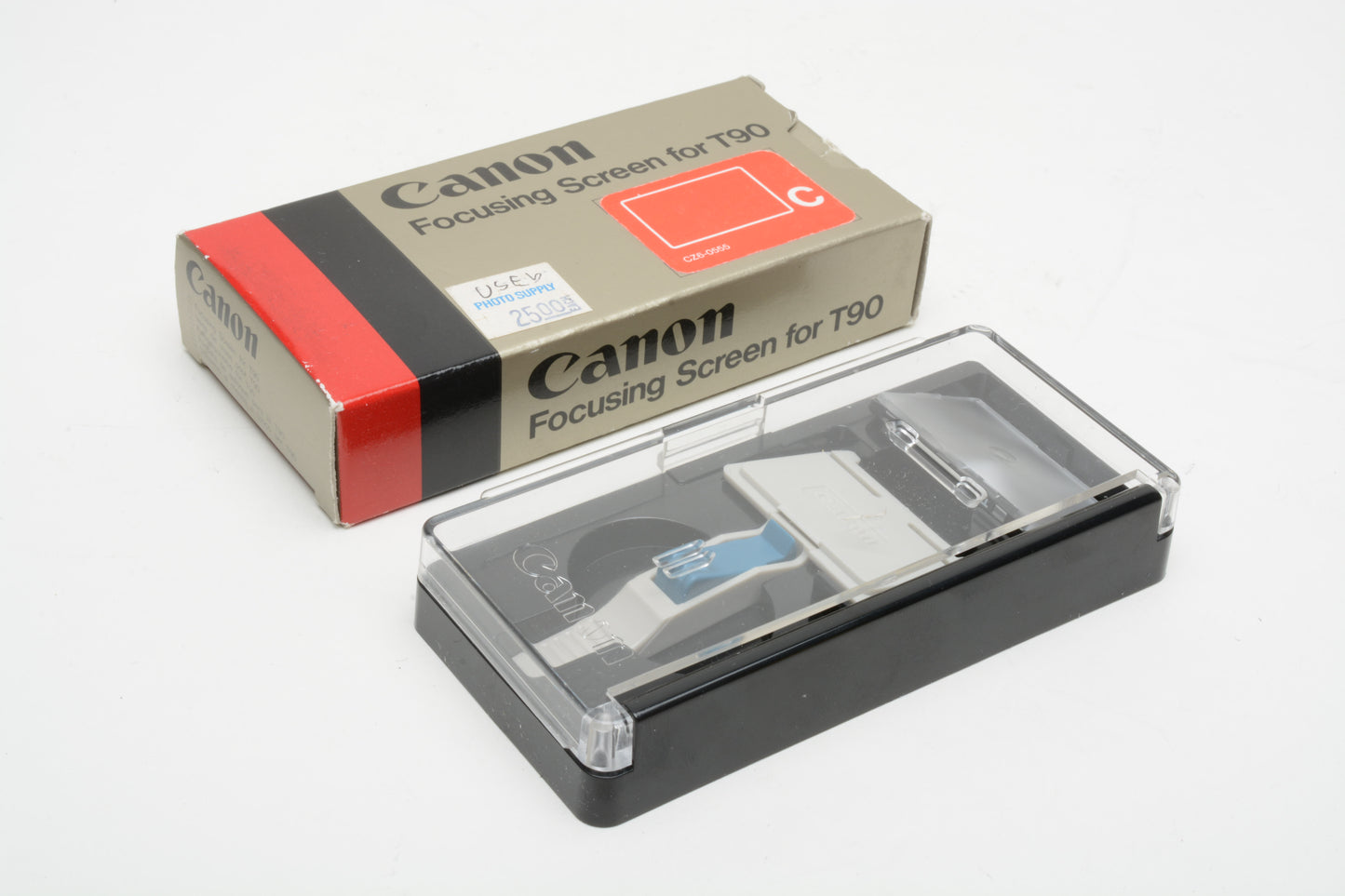 Canon T90 Focusing Screen Original Split Image, boxed, In jewel case