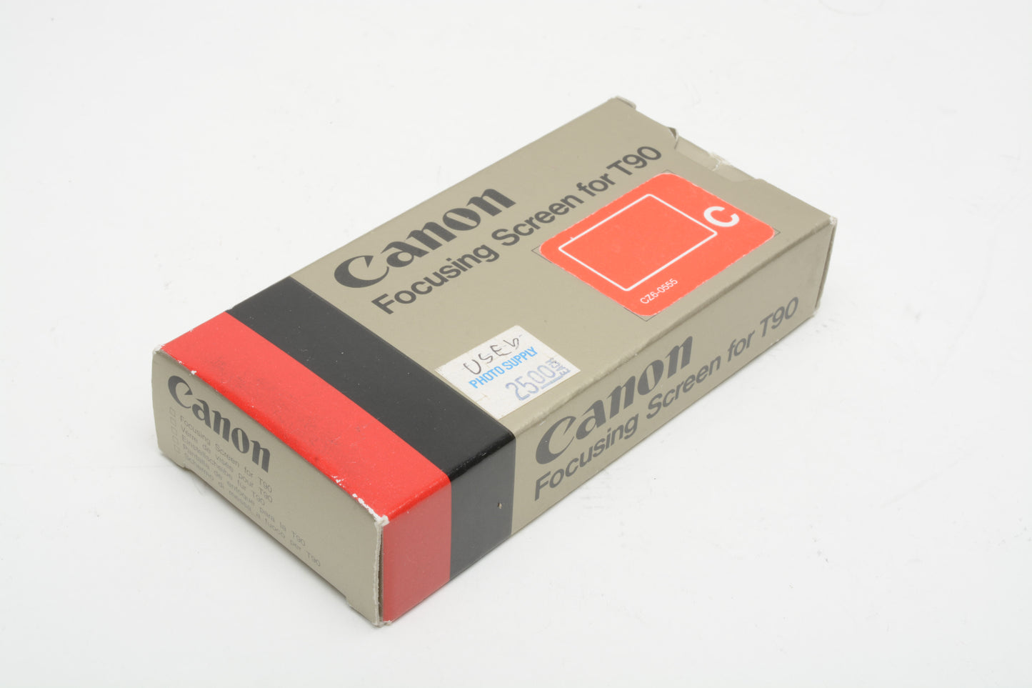 Canon T90 Focusing Screen Original Split Image, boxed, In jewel case