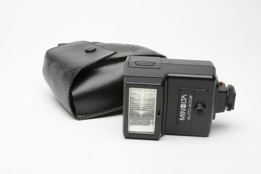 Minolta Auto 200X Auto Electroflash, pouch, tested, clean