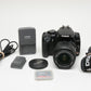 Canon Rebel XTi Black DSLR w/18-55mm f3.5-5.6 IS, batt, charger, 4GB CF, Tested