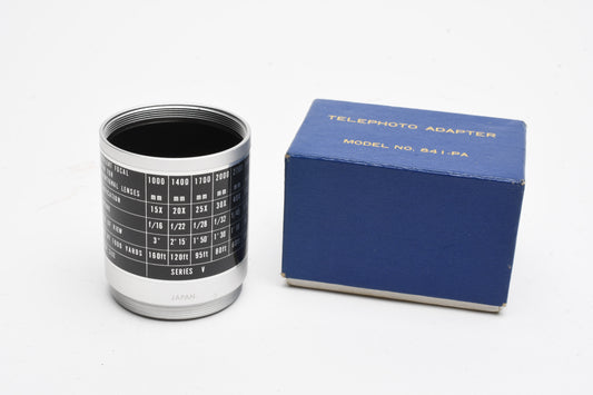 39mm Telescope Camera Adaptor Tube Model 841-PA, Mint, Boxed