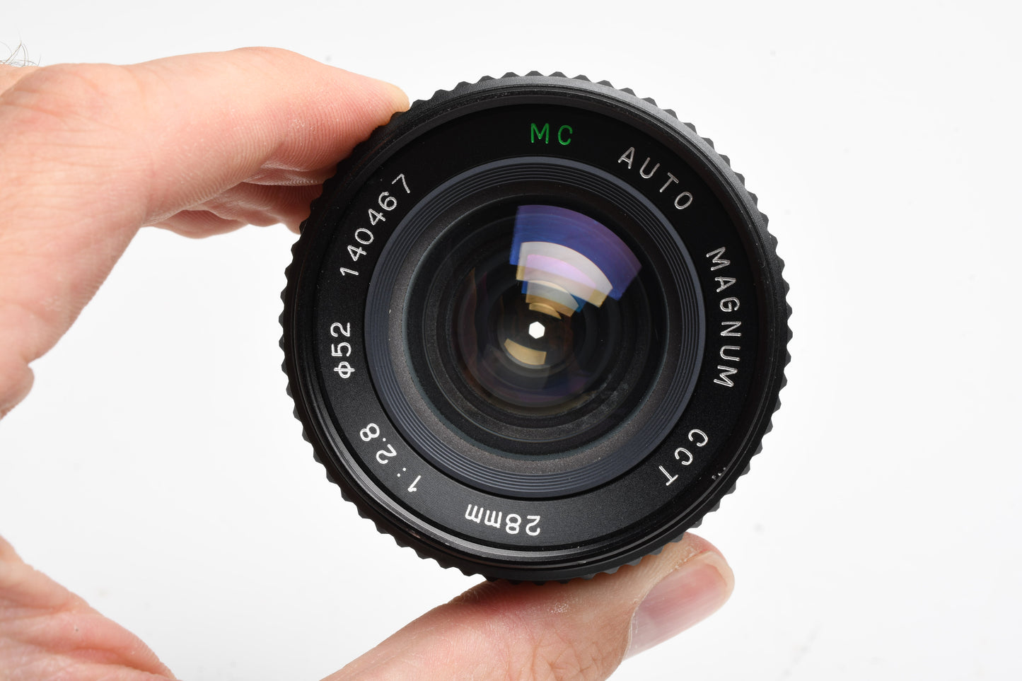 Magnum CCT MC 28mm f2.8 wide lens for Minolta MD Mount + UV filter