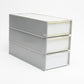 3X Leica Leitz straight slide trays holds 100 35mm slides (2x 50 slot trays per box, 3 boxes)