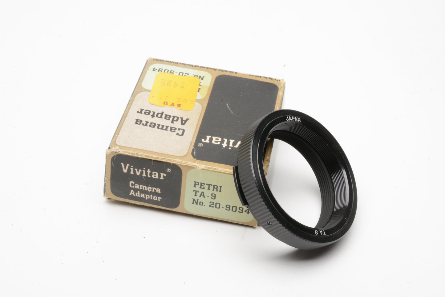 Vivitar TA 9 Adaptor T-Mount lens to Petri Body - made in Japan