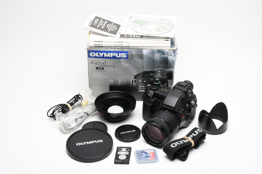 Olympus Camedia E-10 4MP Digital Point&Shoot in Box w/Hood, CF,+++