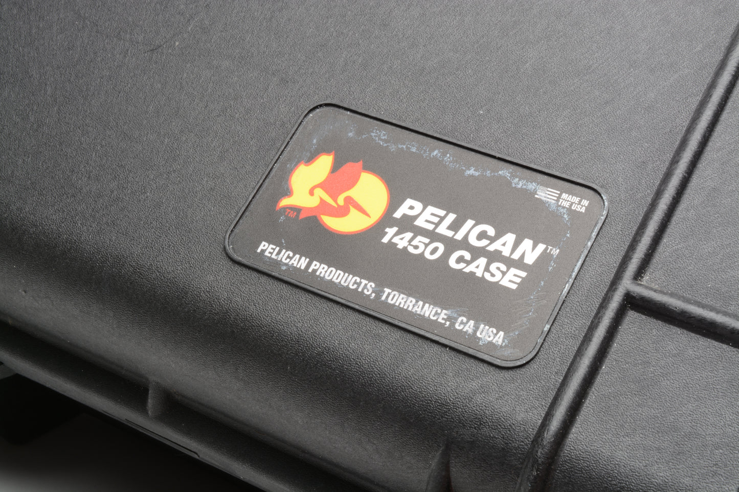 Pelican 1450 (Black) hard case, new foam, very clean, light external marks