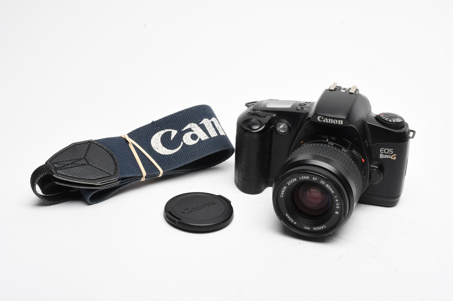 Canon EOS Rebel G 35mm SLR w/EF 35-80mm f4-5.6 III lens, Strap, Tested
