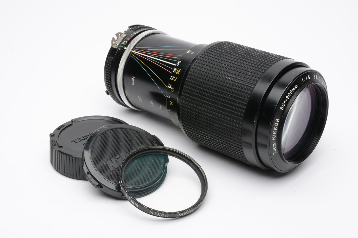 Nikon Zoom Nikkor 80-200mm f4.5 lens, L37C filter, Sharp, *Read