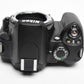 Nikon D40 DSLR body, batt+charger, ONLY 693 Acts!! Great