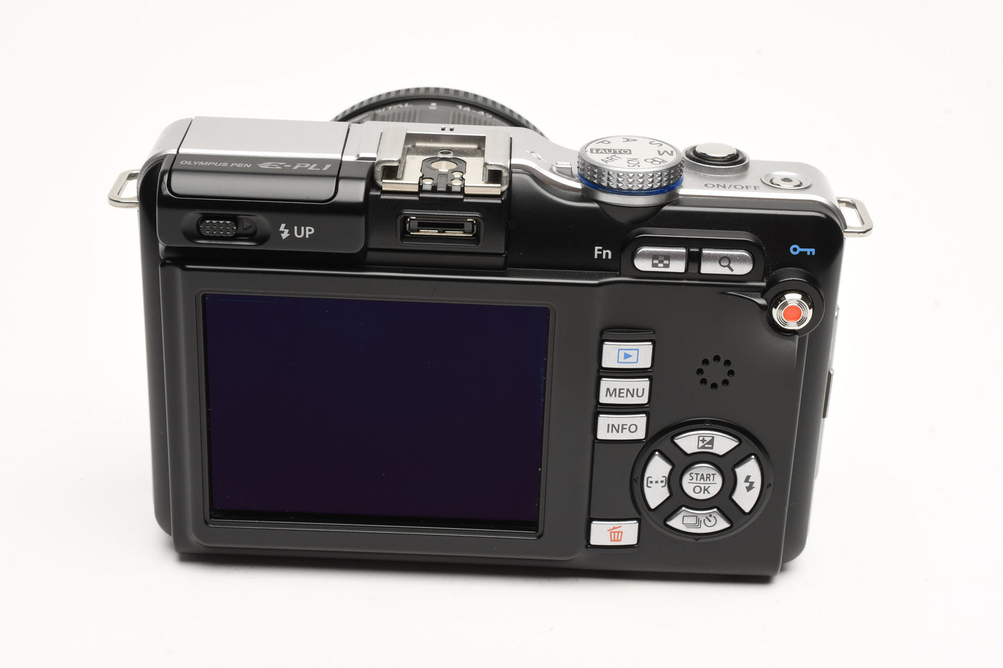 Olympus E-PL1 double zoom w/14-42mm, 40-150mm, VF-2, Mint-, Boxed