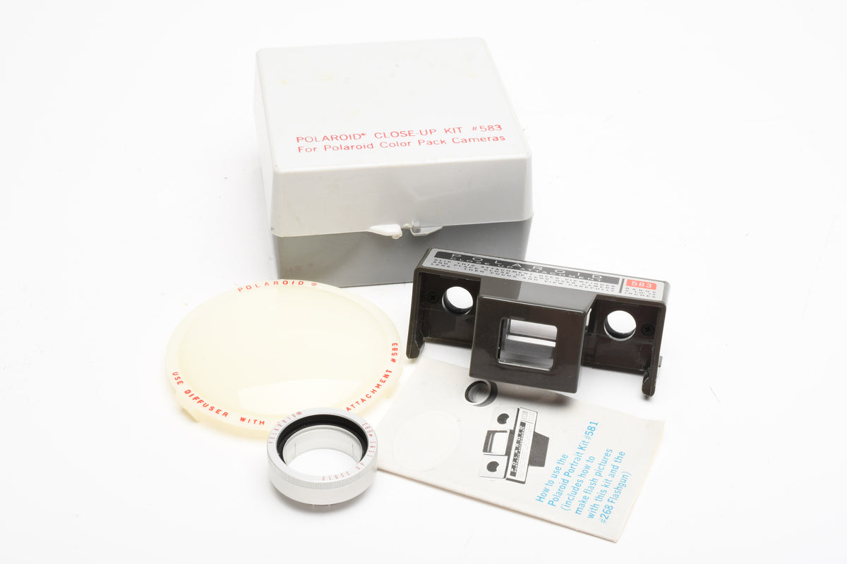 Polaroid Close-Up Kit 583 in Jewel case, Very clean