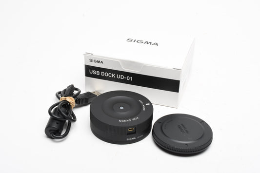 Sigma USB Dock UD-01 EO for Canon, complete w/USB cables, Box