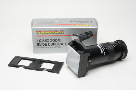 Tundra 1.5-2.5X Zoom slide duplicator (35mm slides to digital copies)