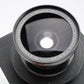 Schneider Super Angulon 90mm f5.6 lens w/Sinar blades and board