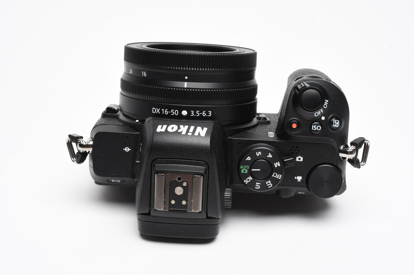 Nikon Z50 Mirrorless w/16-50mm f3.5-6.3 DX zoom, 2batts, charger, 4239 Acts!
