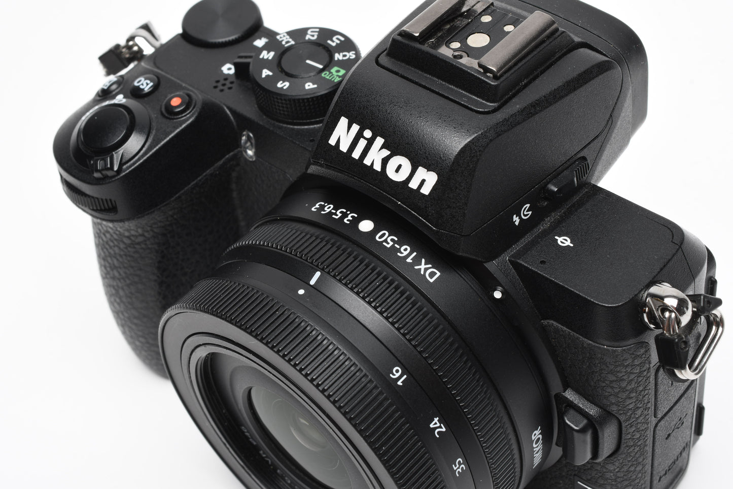 Nikon Z50 Mirrorless w/16-50mm f3.5-6.3 DX zoom, 2batts, charger, 4239 Acts!