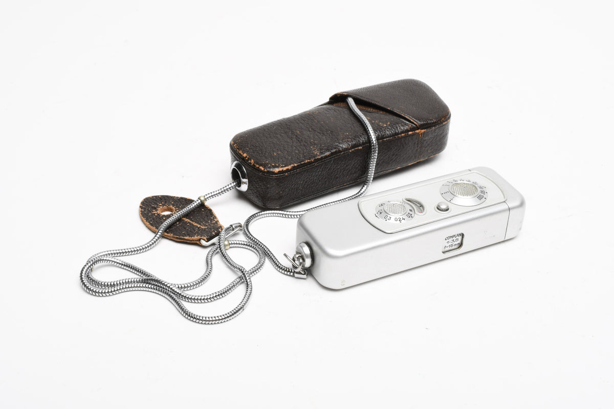 Minox III A Miniature Spy Camera, case, strap, Very clean, Tested