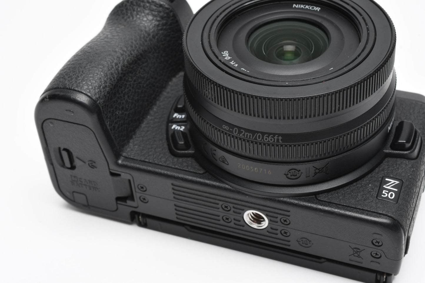 Nikon Z50 Mirrorless w/16-50mm f3.5-6.3 DX zoom, 2batts, charger, 4239 Acts!