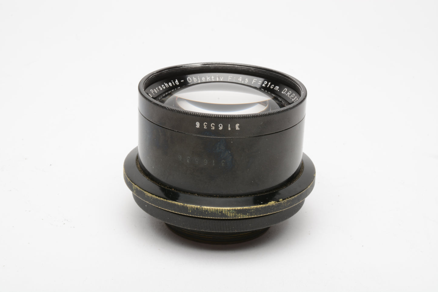 Emil Busch Nicola-Perscheid 21cm f4.5 lens very rare! *Read