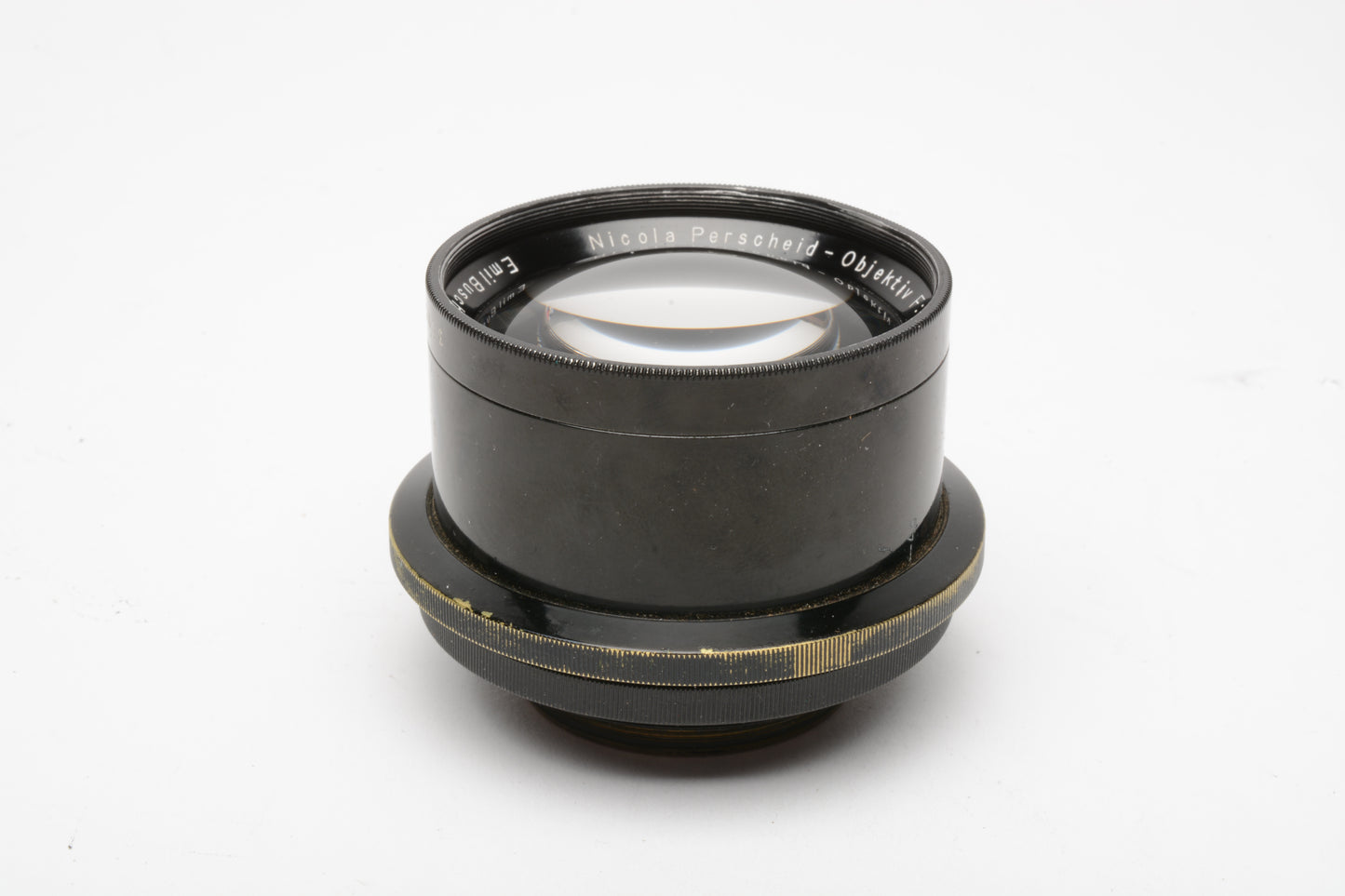 Emil Busch Nicola-Perscheid 21cm f4.5 lens very rare! *Read