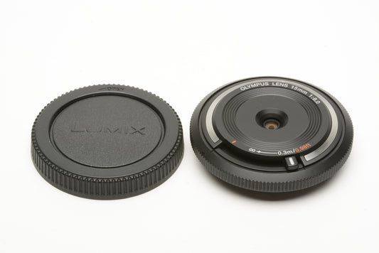 Olympus 15mm f8 Pancake lens, Boxed