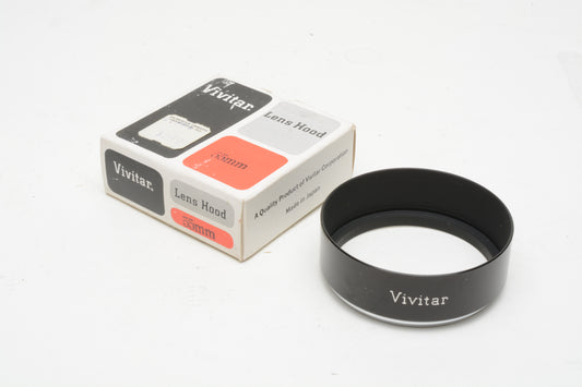 Vivitar 55mm metal lens hood, New