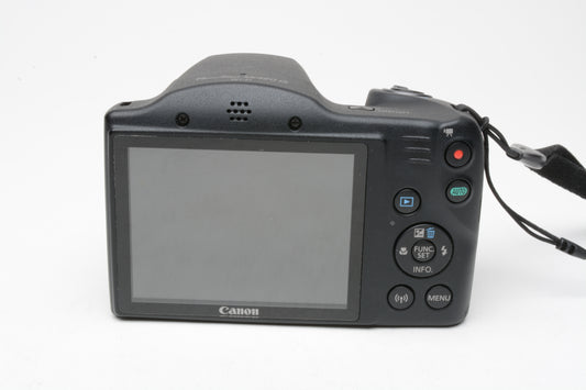 Canon SX420 IS Digital Point&Shoot camera, case, 2batts, charger, Mint-