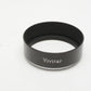 Vivitar 55mm metal lens hood, New