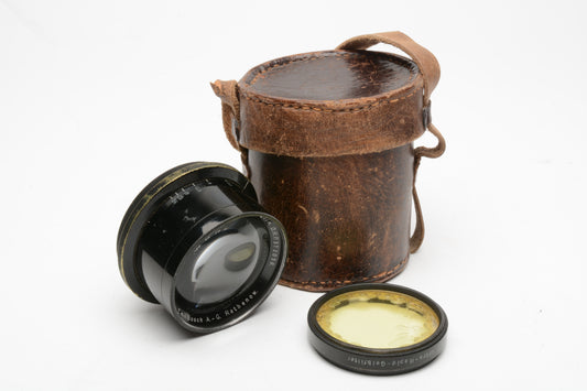 Emil Busch Nicola-Perscheid 21cm f4.5 lens very rare! *Read