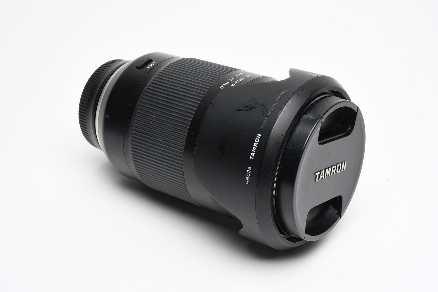 Tamron B028 AF 18-400mm f3.5-6.3 Di II VC HLD Nikon AF, UV+Hood, Good!