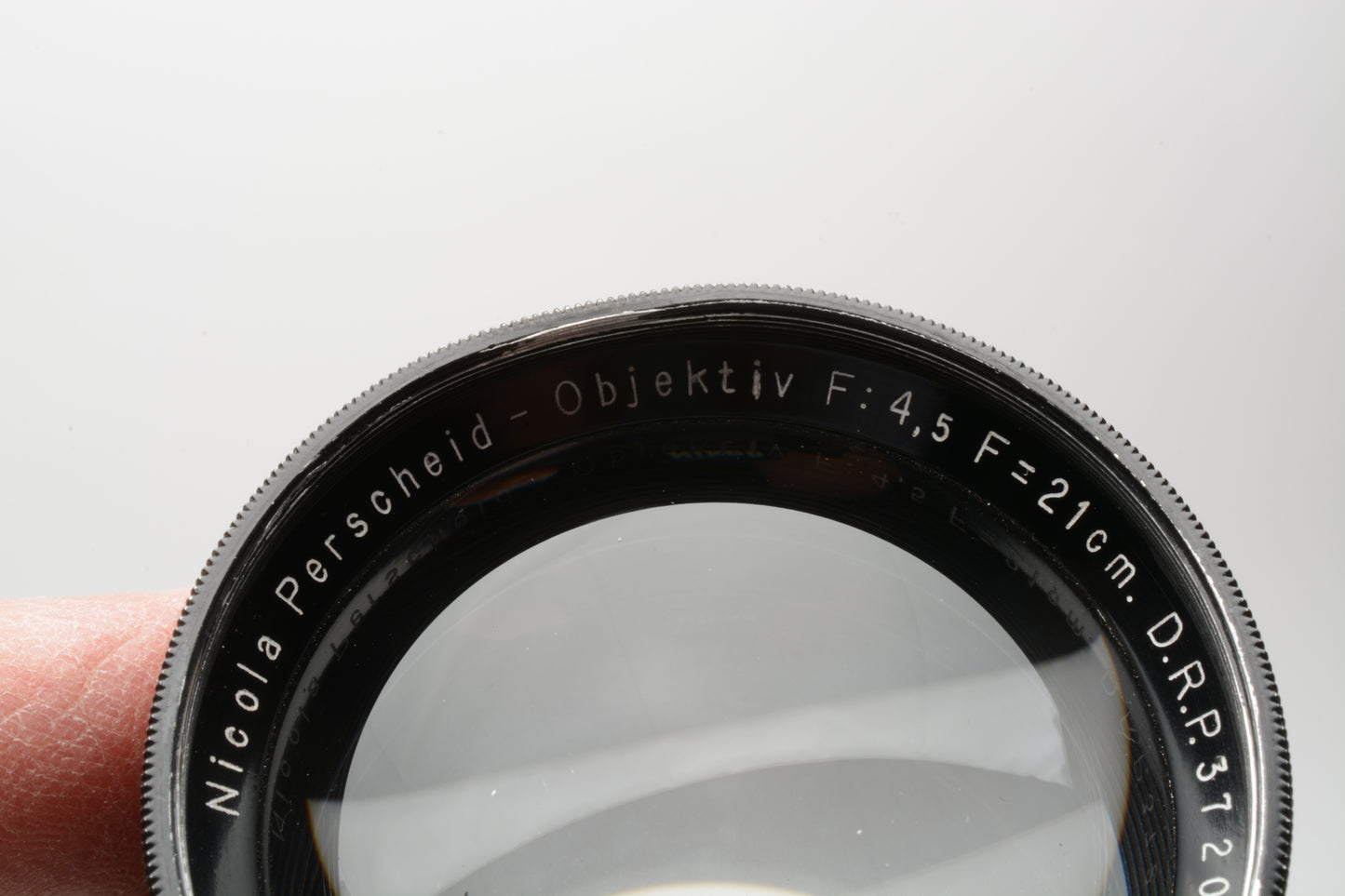 Emil Busch Nicola-Perscheid 21cm f4.5 lens very rare! *Read