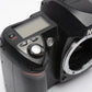 Nikon D70 DSLR body w/2batts, charger, strap, book, 33K Acts