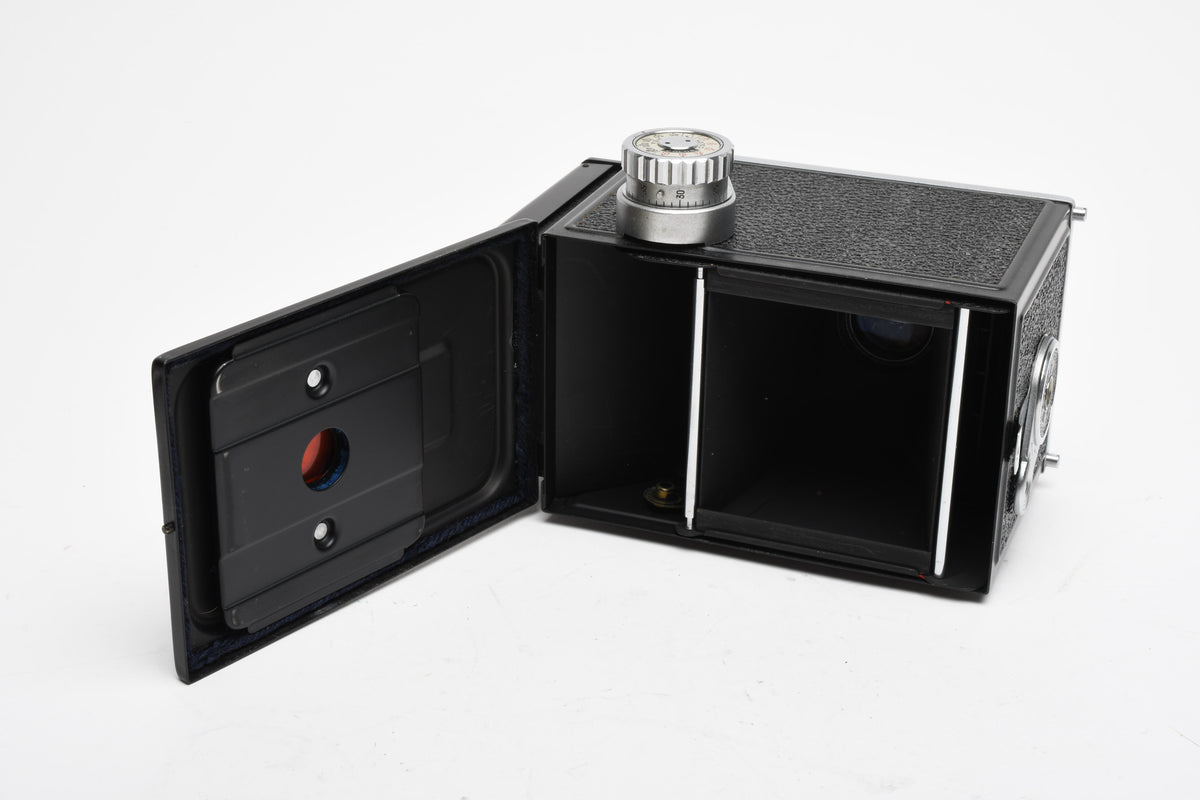 Ricoh Super Ricohflex TLR camera, case+cap, Parts or Repair