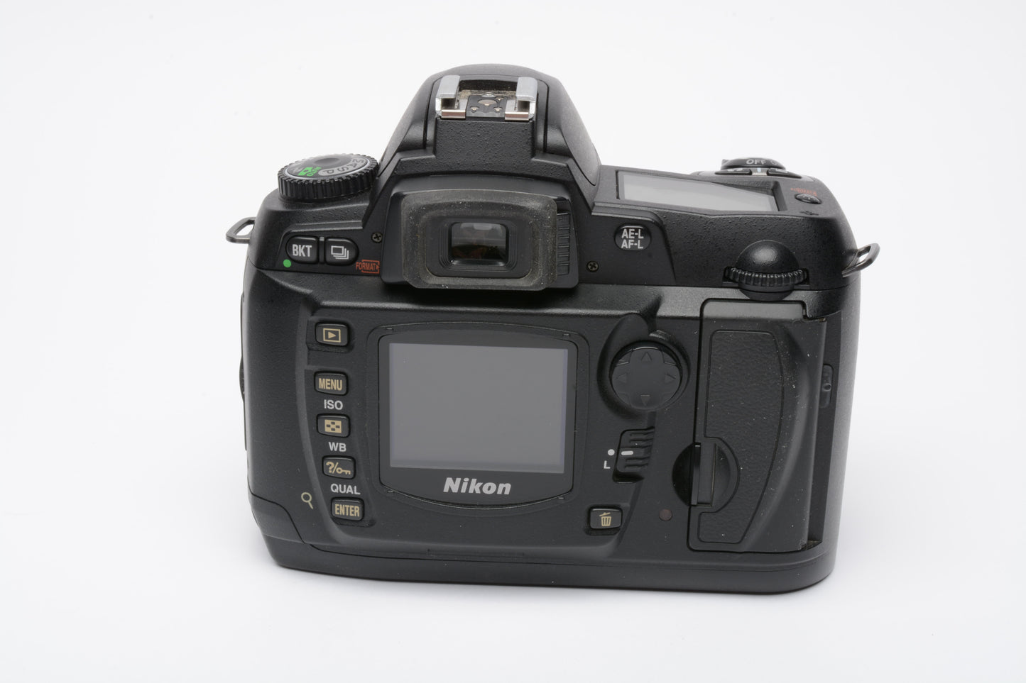 Nikon D70 DSLR body w/2batts, charger, strap, Only 6300 Acts