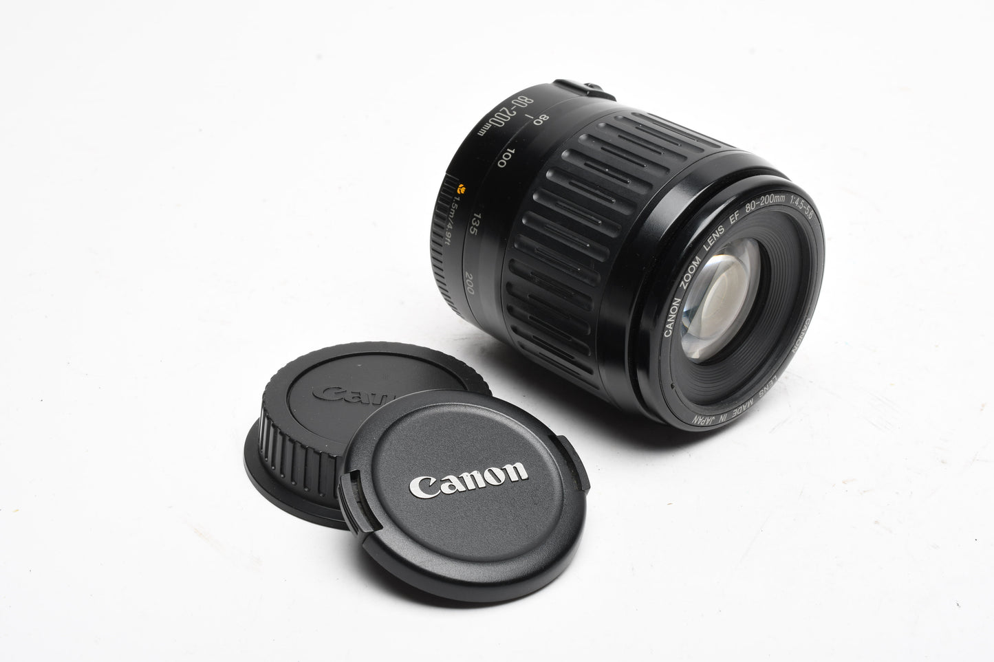 Canon EF 80-200mm F4-5.6 Telephoto Zoom Lens, clean + Caps