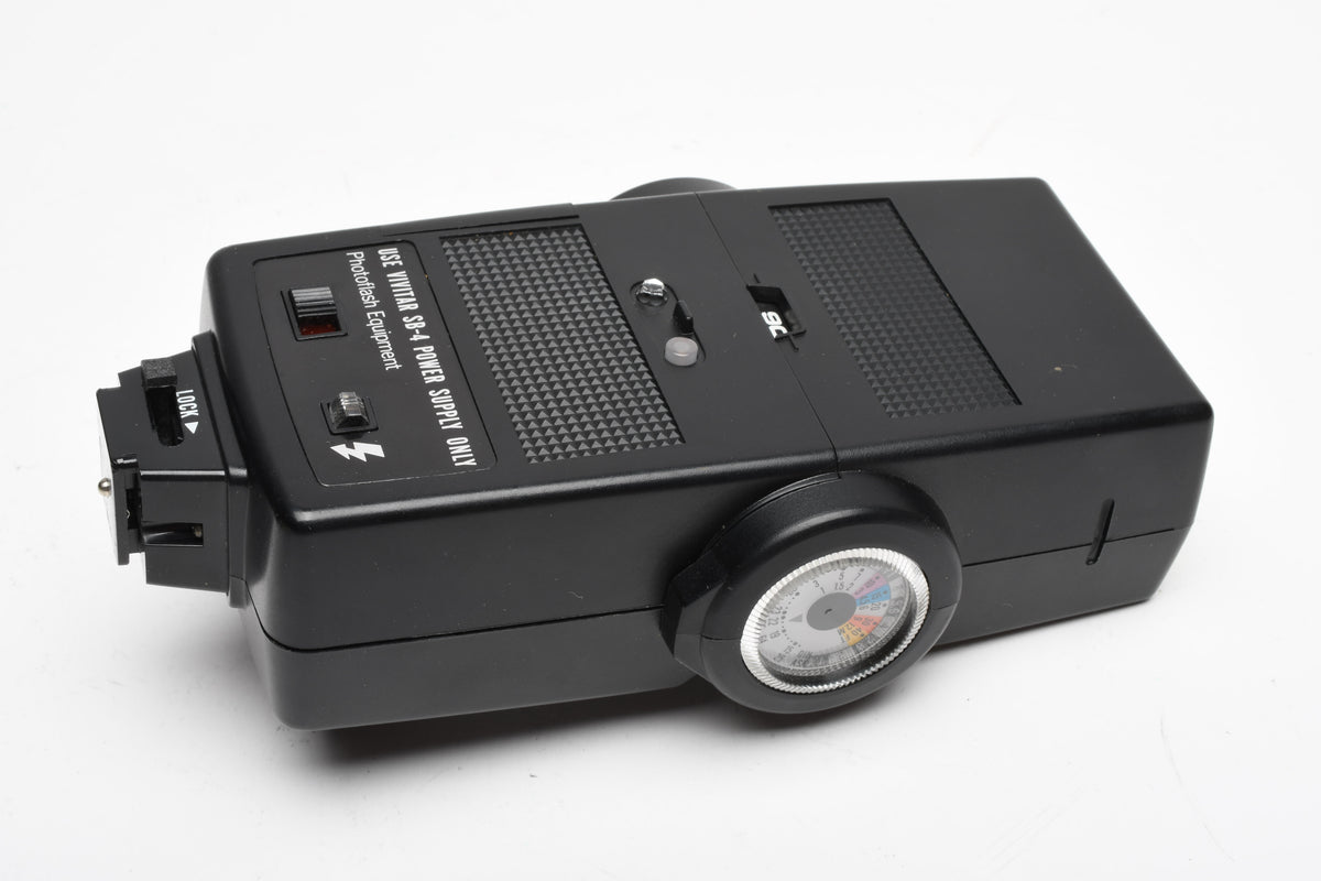 Vivitar 283 Auto Thyristor Flash, Sync, Adapter, Clean, tested, Made in Japan, Boxed